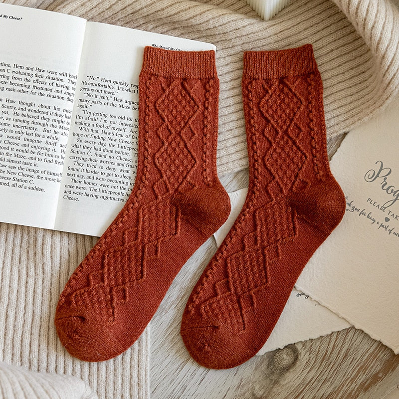Cashmere Wool Women Socks
