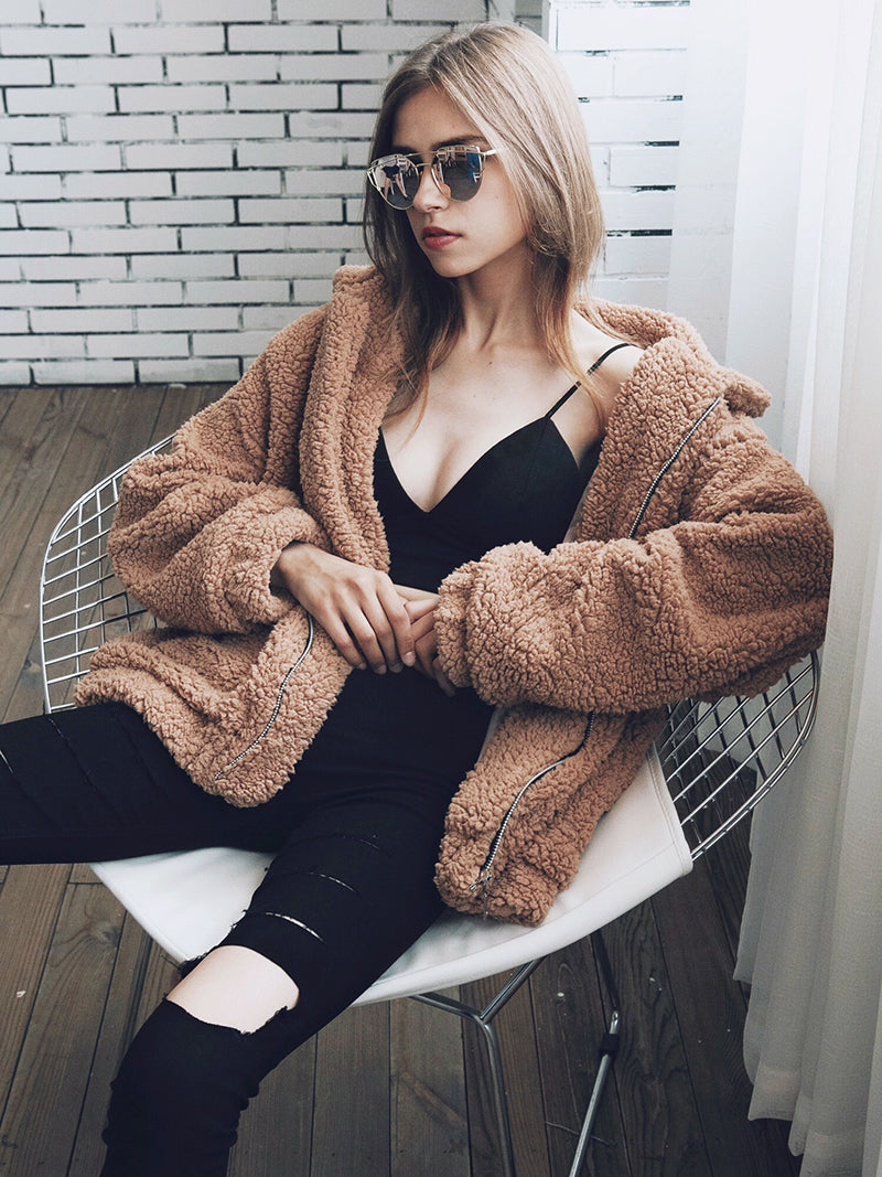 Casual Fleece Sherpa Jacket