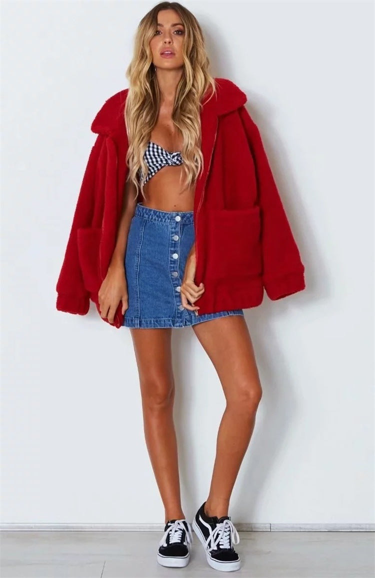 Casual Fleece Sherpa Jacket