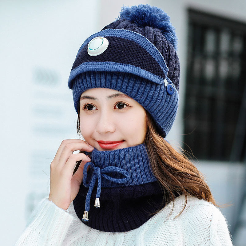 Women's 3pcs Fleece Winter Balaclava