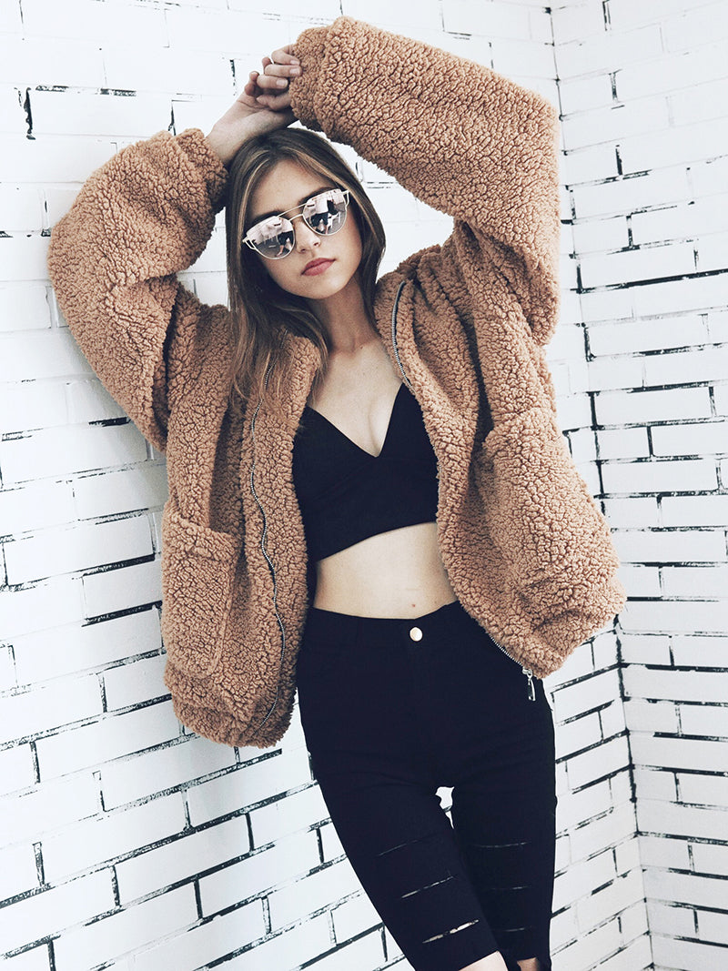 Casual Fleece Sherpa Jacket