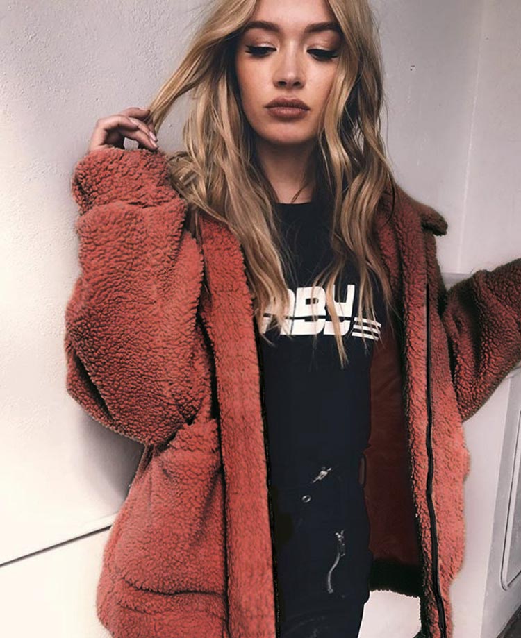Casual Fleece Sherpa Jacket