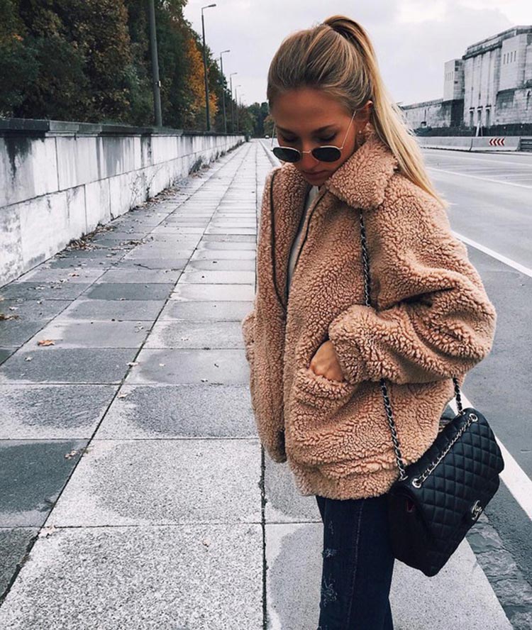 Casual Fleece Sherpa Jacket