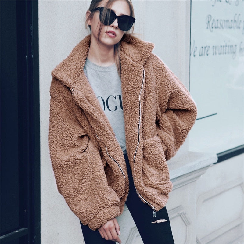 Casual Fleece Sherpa Jacket