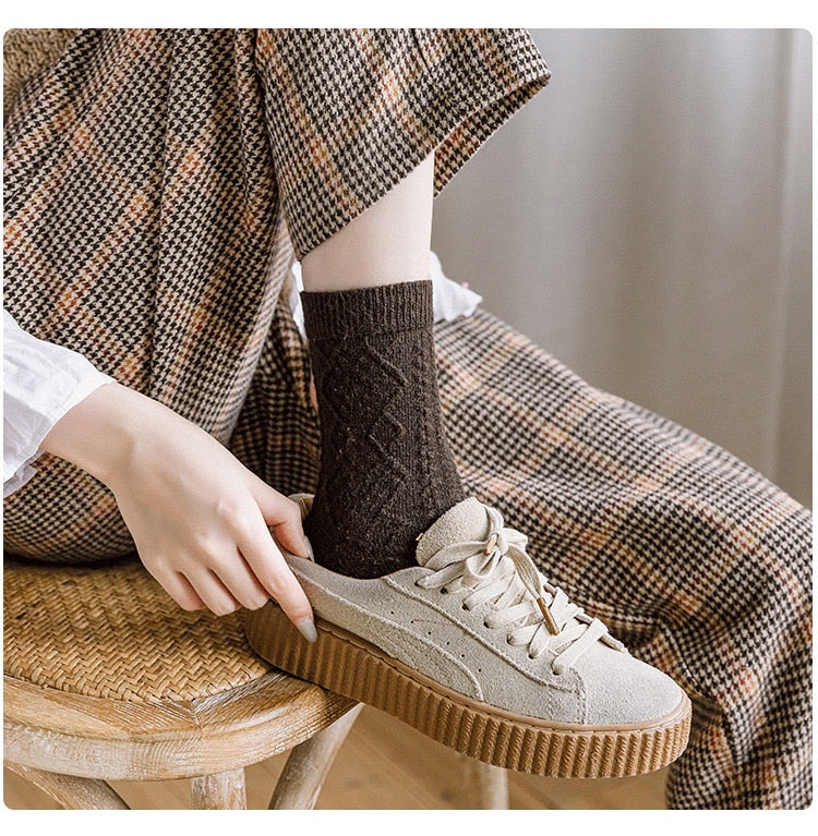 Cashmere Wool Women Socks