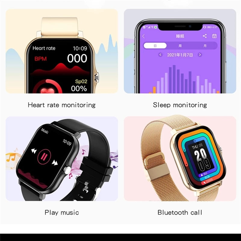 Women's Fitness Tracker Smart Watch