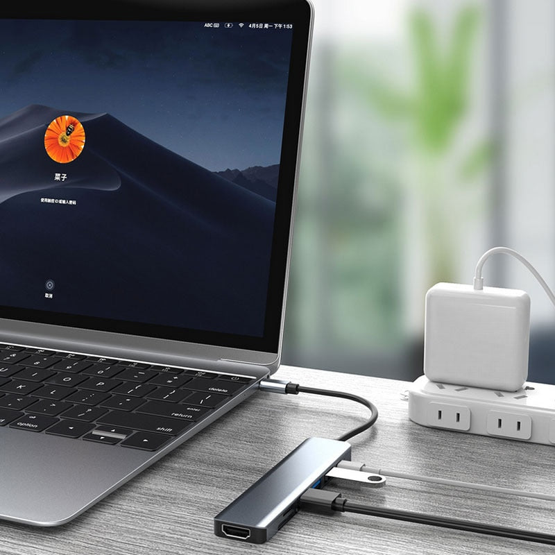 USB C Docking Station 7-in-1 To 8in-1