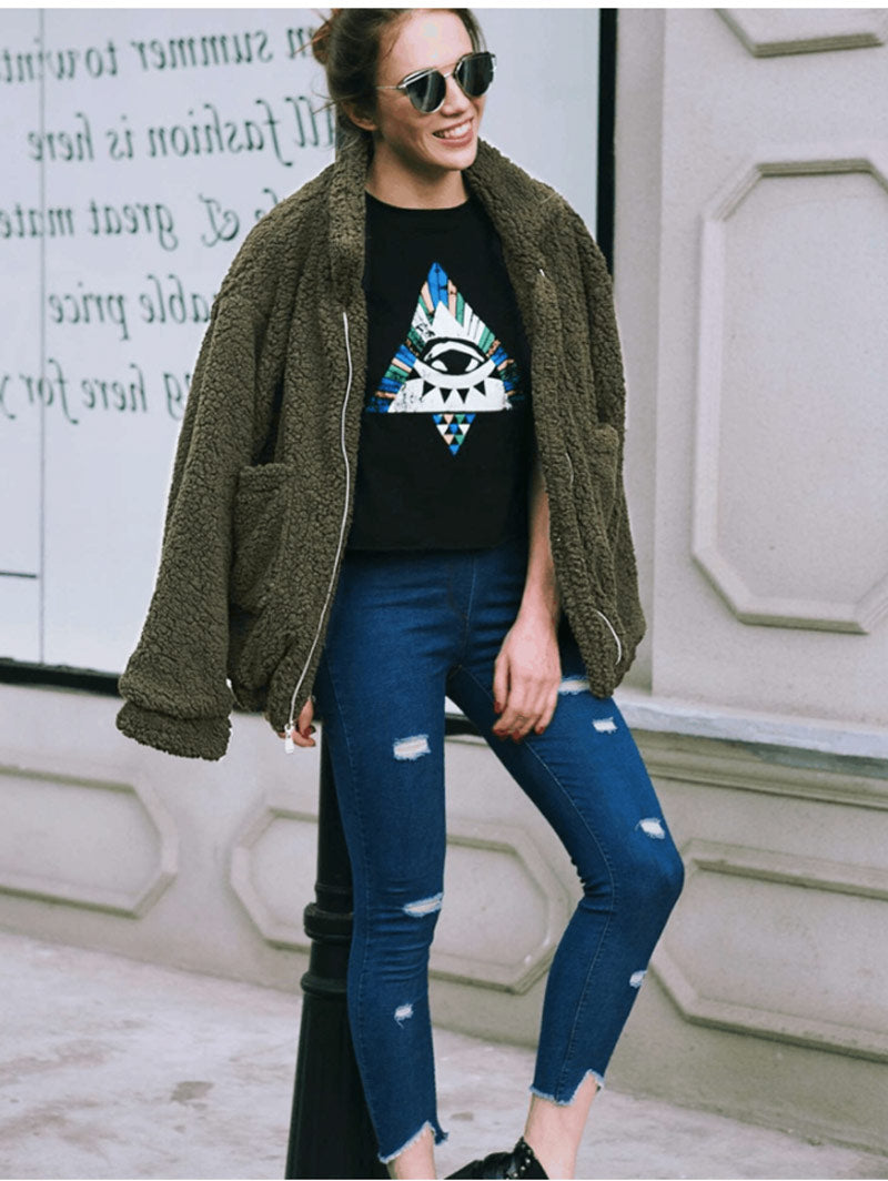 Casual Fleece Sherpa Jacket