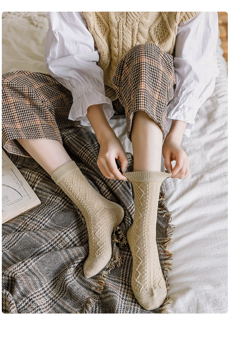 Cashmere Wool Women Socks