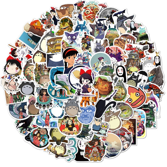 100 PCS Studio Ghibli Stickers