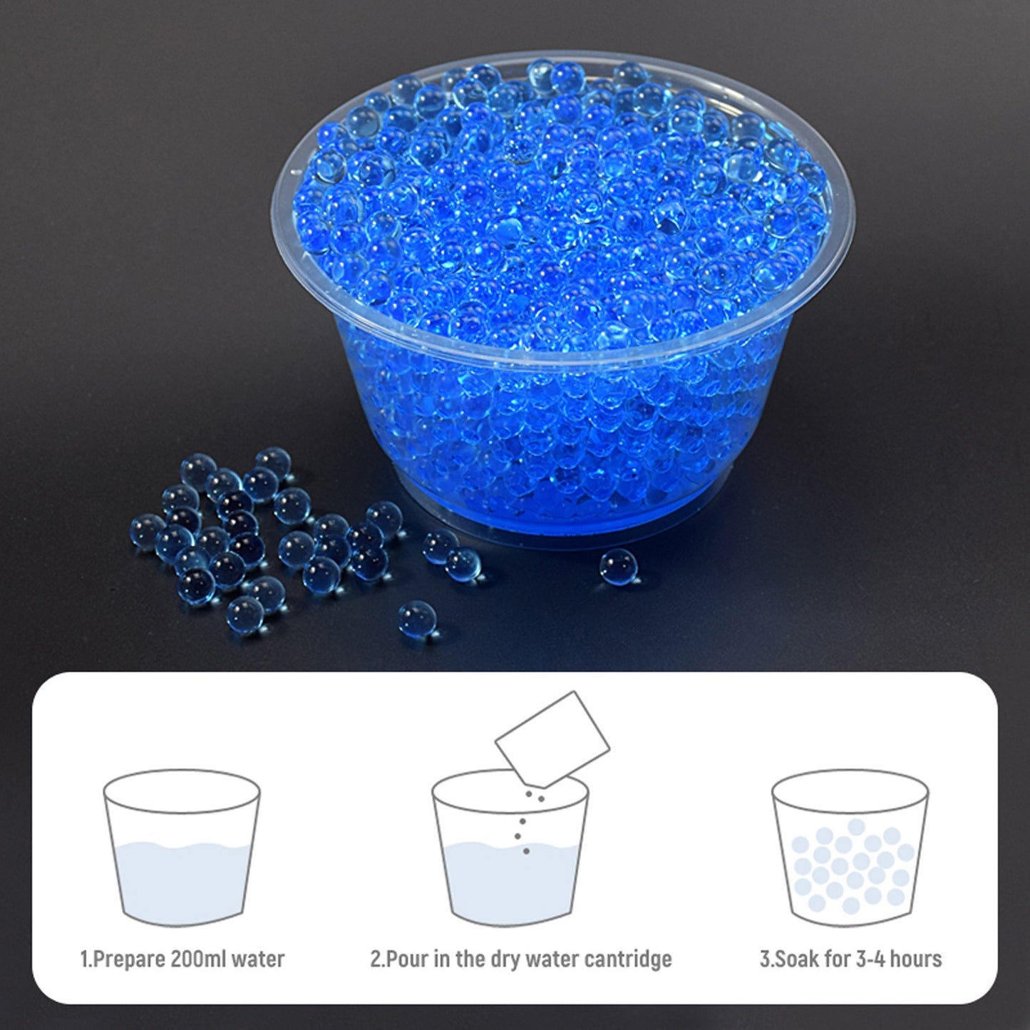 7-8mm 10K Gel Blaster Pellets