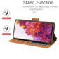 Leather Flip Wallet Case For Samsung
