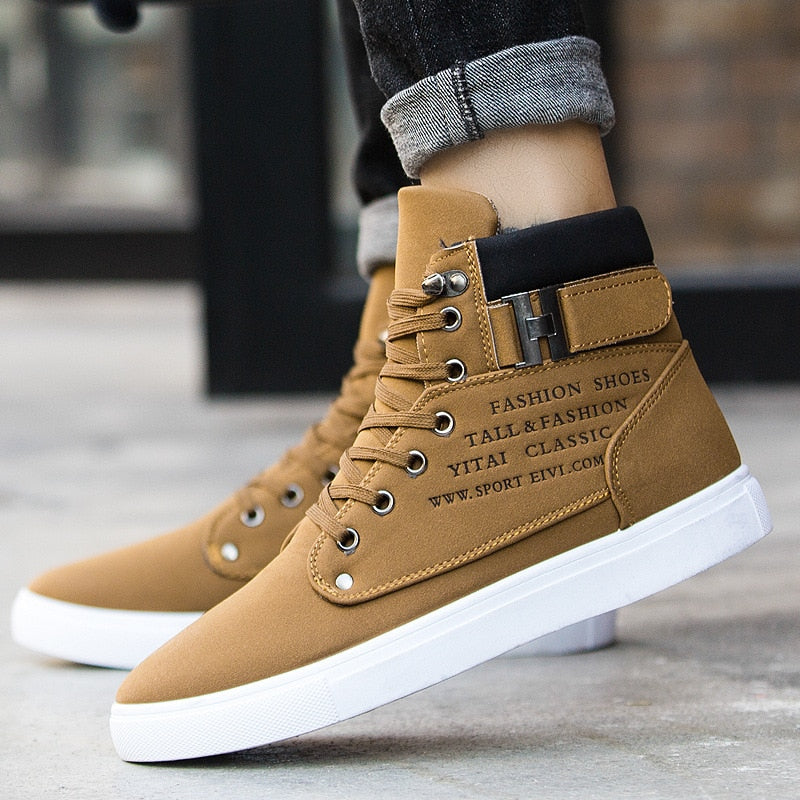 High Top Canvas Sneaker US Mens Size 10.5 - 12.5