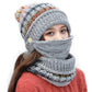 Women's 3pcs Fleece Winter Balaclava