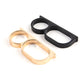 Two Finger Hyperbole Geometric Punk Knuckle Ring