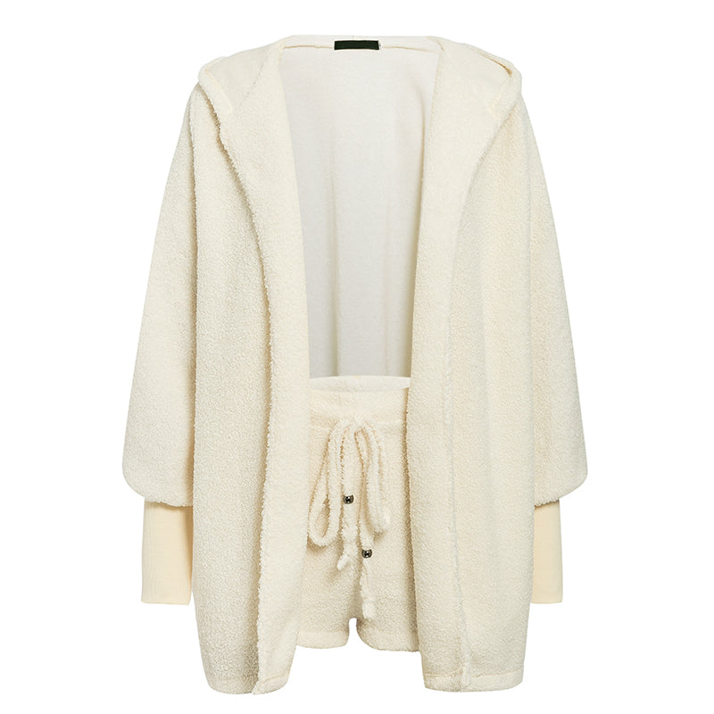 (XL-3XL) Sexy 3 Piece Fleece Outfit