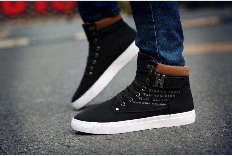 High Top Canvas Sneaker US Mens Size 10.5 - 12.5