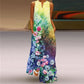 (XL-3XL) Summer Beach Sleeveless Dress