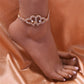 Rhinestone Gold/Silver Anklets
