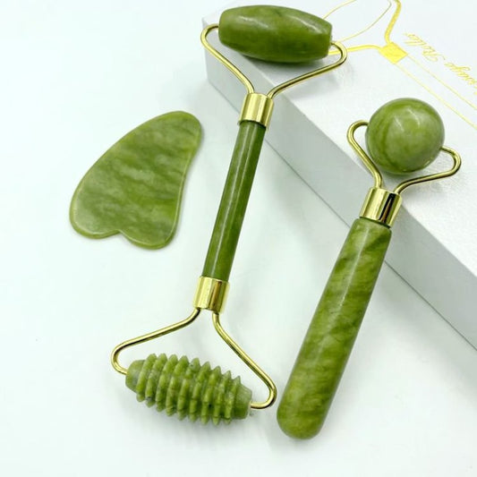 Jade Roller For Face 3-in-1 Kit