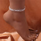 Rhinestone Gold/Silver Anklets
