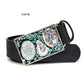 Women's Faux Leather Alloy Buckle Inlaid Color Stone Belt